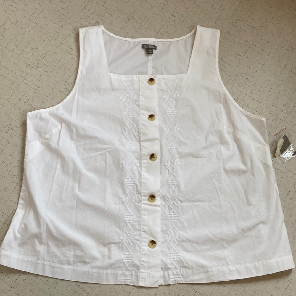 Falls Creek sleeveless cotton top